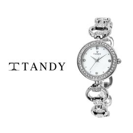 [TANDY] Women's Metal Band Watch T-4016 – Japan Movement, Water Resistant, Mineral Glass for Elegant and Durable Timekeeping